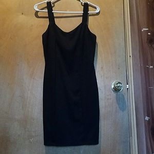 Black cut out dress
